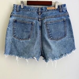 Vintage Bill Blass Denim Shorts Women's 10 Cut Off